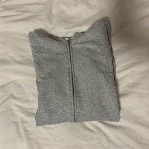 GAP TEEN grey zip up hoodie (oversized)